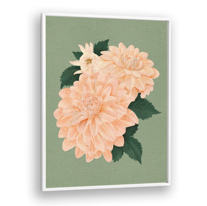 AQUAA CREAL CHIFFON II, FLORAL FLOWER PAINTINGS showcase elegant blooms in a vibrant design, perfect for any decor.