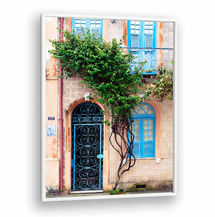 COLONIAL FACADE IN SALVADOR DE BAHIA   , BEACH PAINTINGS