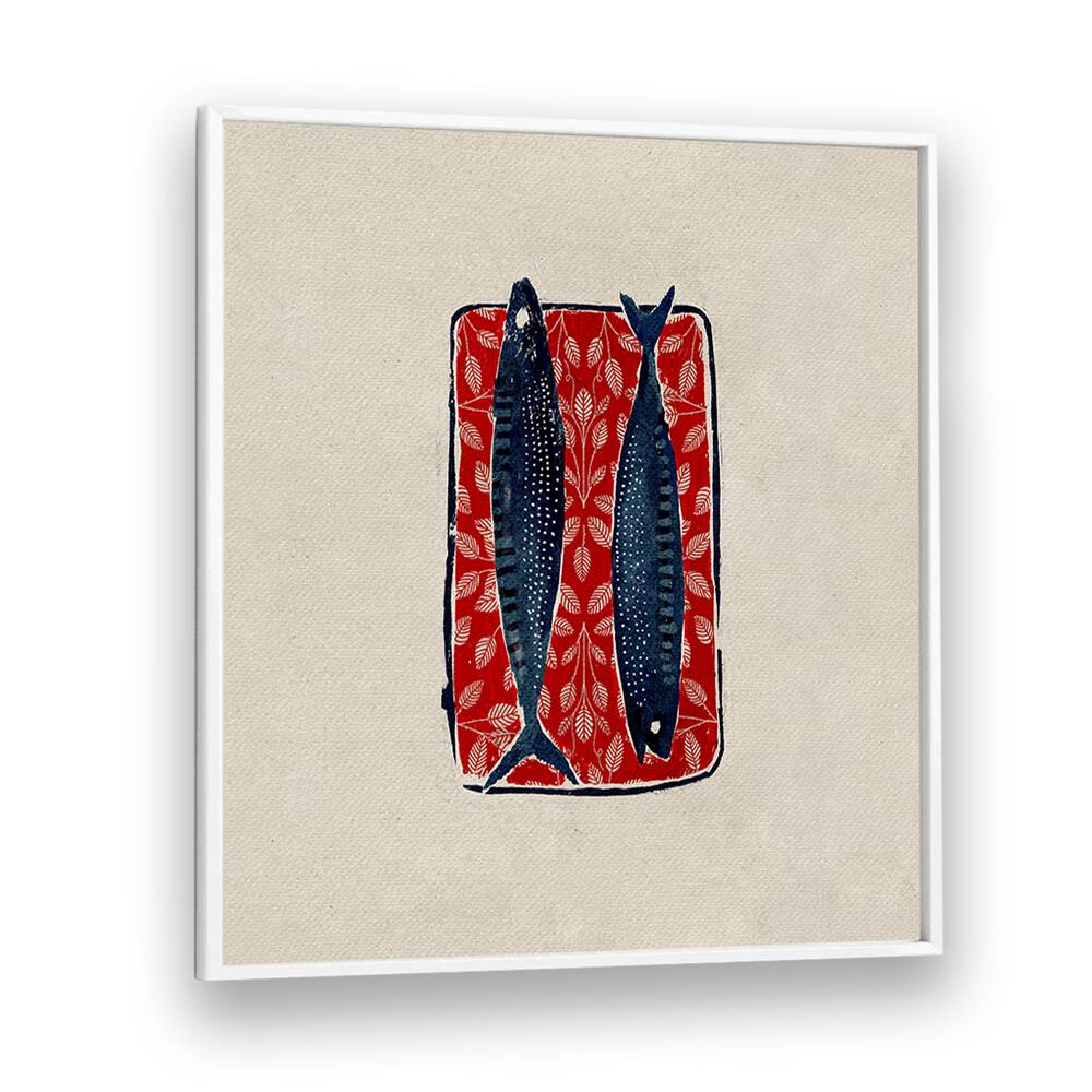 Vibrant SARDINE IN RED, KITCHEN POSTERS add a gourmet touch to your culinary space with colorful seafood artistry.