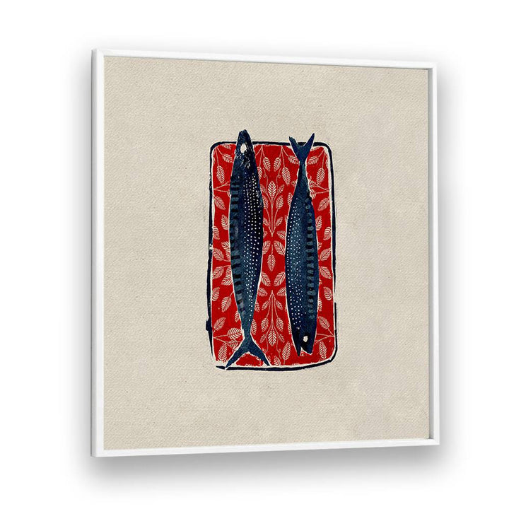 Vibrant SARDINE IN RED, KITCHEN POSTERS add a gourmet touch to your culinary space with colorful seafood artistry.