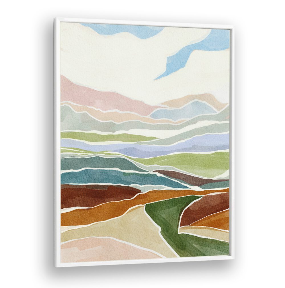 WARM AND COOL , LANDSCAPE PAINTINGS