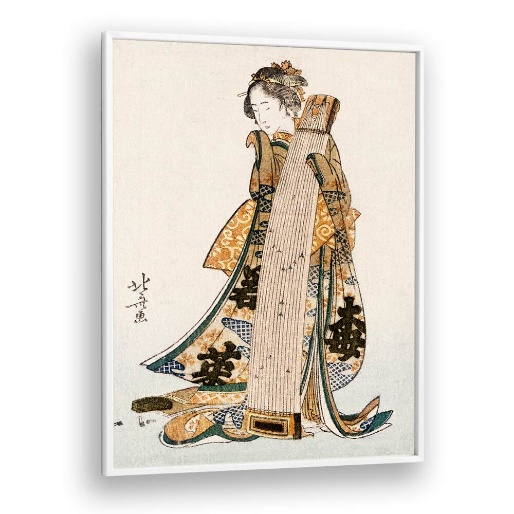 JAPANESE WOMAN (1760-1849) BY KATSUSHIKA HOKUSAI, JAPANESE PAINTINGS