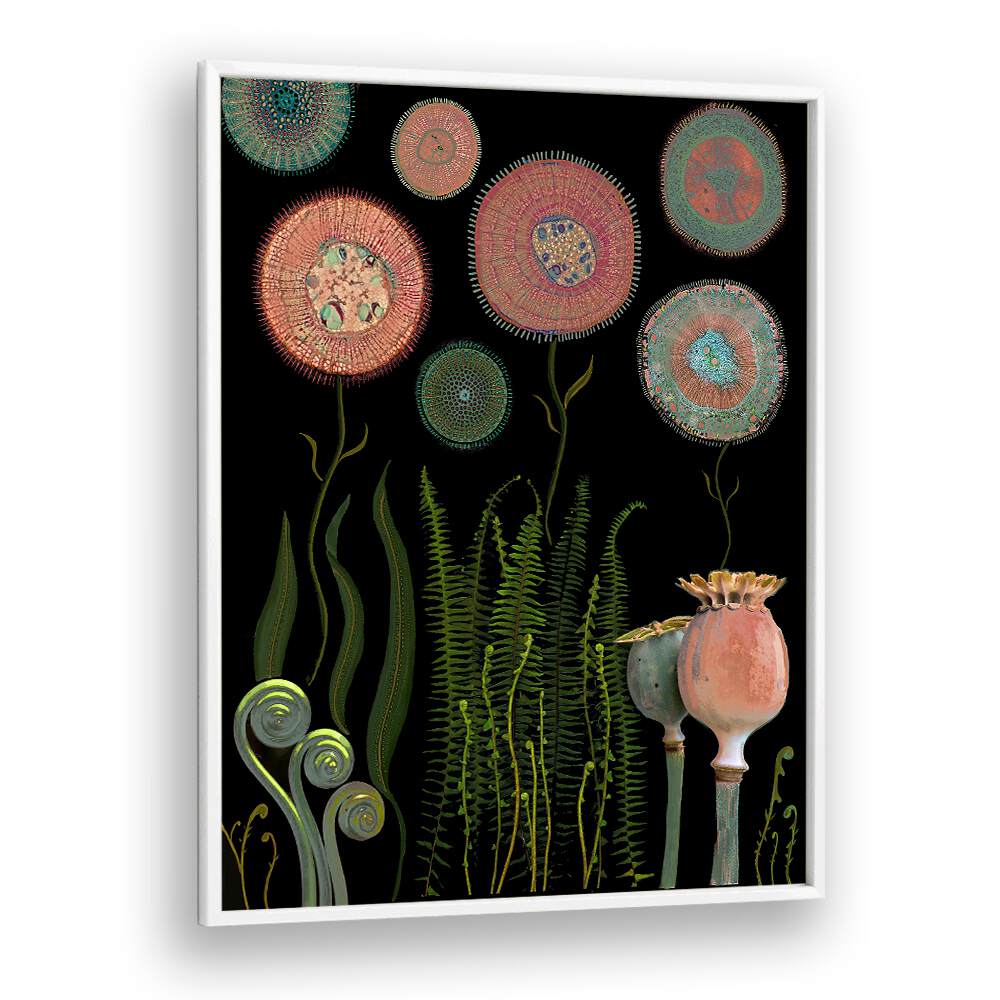 Bright and vibrant POPPY GARDEN, FLORAL FLOWER PAINTINGS showcasing elegant floral designs for a stunning home decor.