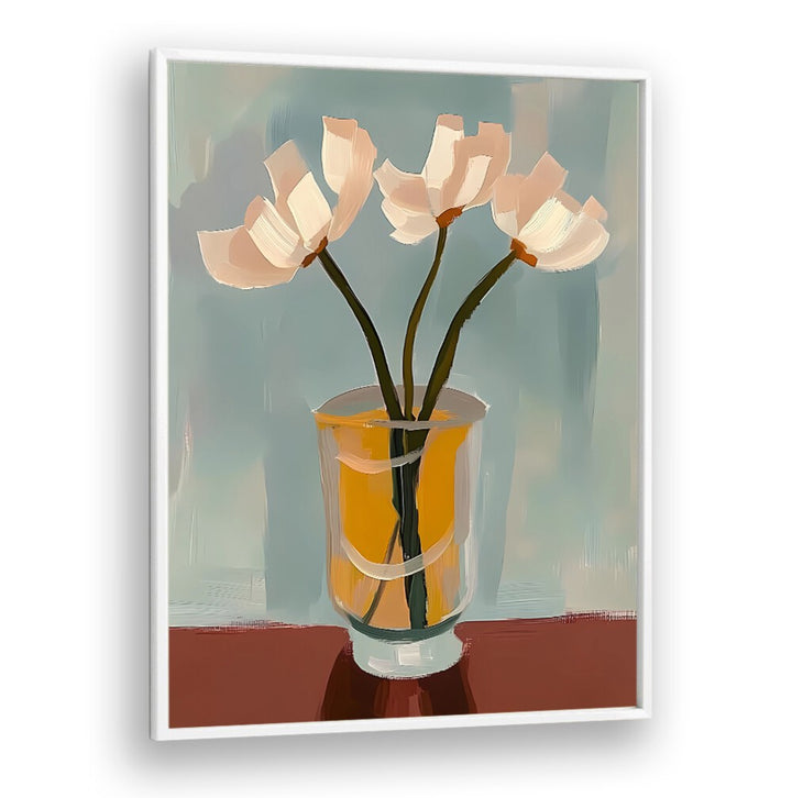 Elegant FLOWER IN A VASE I centerpiece, perfect for enhancing your home decor with a touch of nature's beauty.