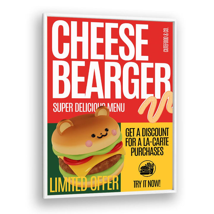 CHEESE BURGER OFFER , BAR & CAFE ART