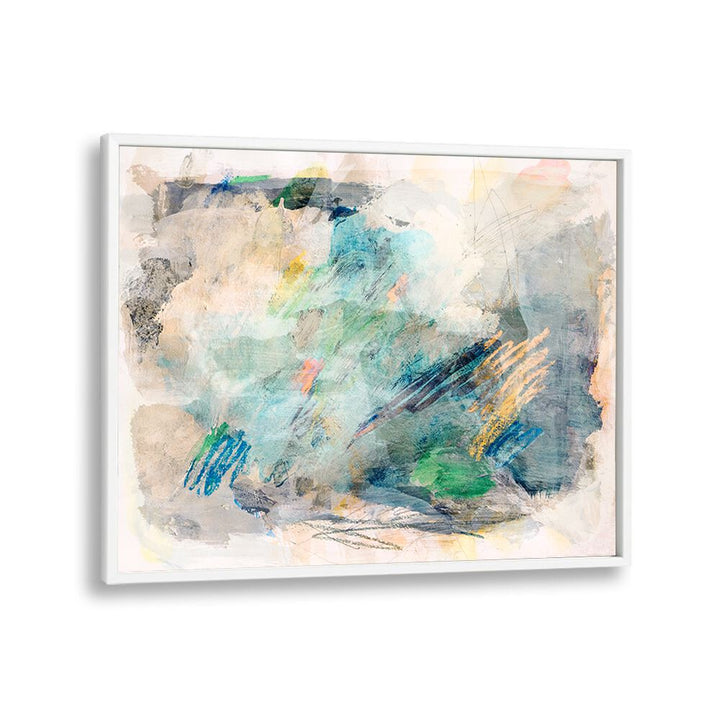 Vibrant SOFT PASTEL HUES in this abstract painting bring a serene touch to any space. Perfect for modern decor.