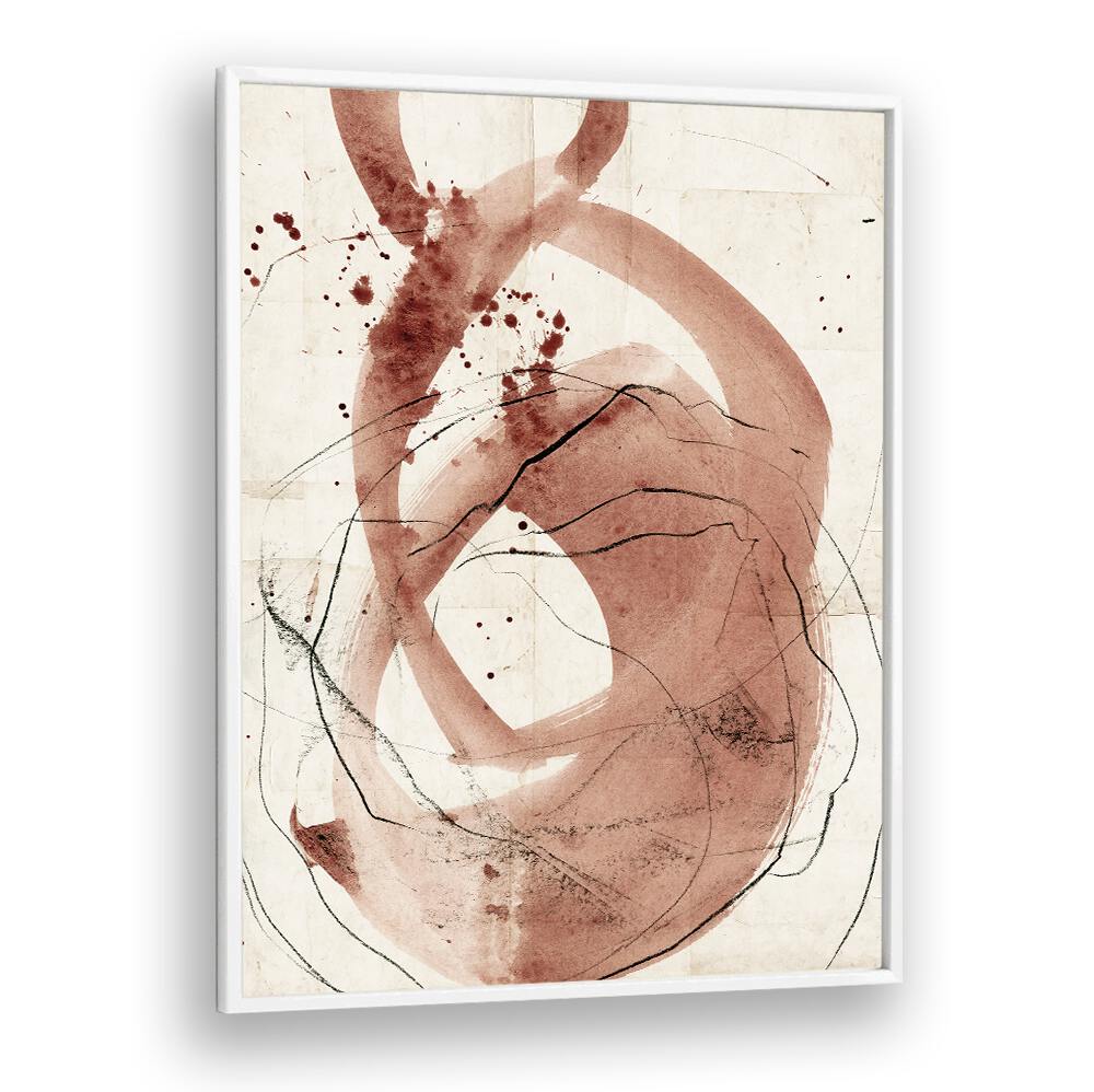 Captivating LINE AND FORM, ABSTRACT PAINTINGS showcase fluid lines and warm tones, perfect for enhancing any space.