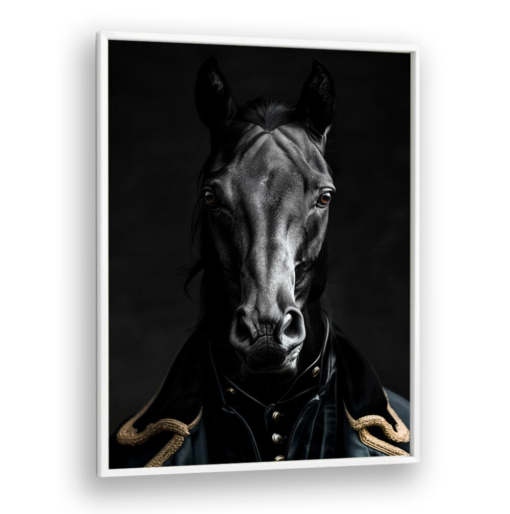 WILD SUITS - BLACK HORSE , ANIMAL PAINTINGS