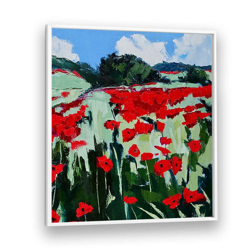 POPPIES , LANDSCAPE PAINTINGS