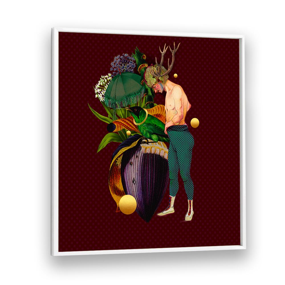 A captivating portrayal from the ENCHANTED FOREST VI, PORTRAITS & FIGURATIVE ILLUSTRATIONS collection, blending nature and fantasy.