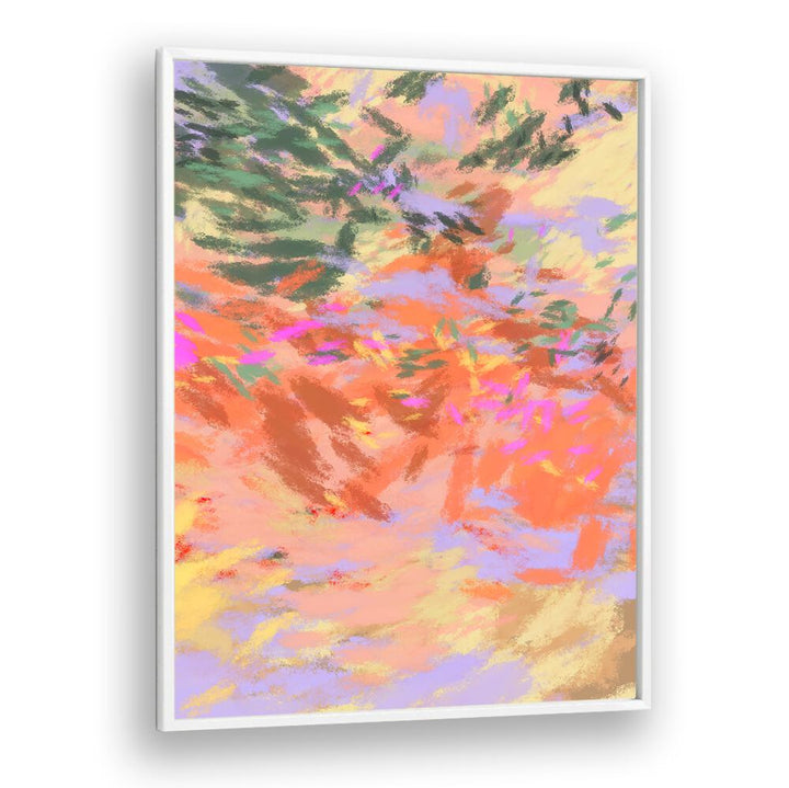 Bright and soothing colors in LAZY SUMMER DAYS VI, ABSTRACT PAINTINGS evoke relaxation and sunny afternoons.
