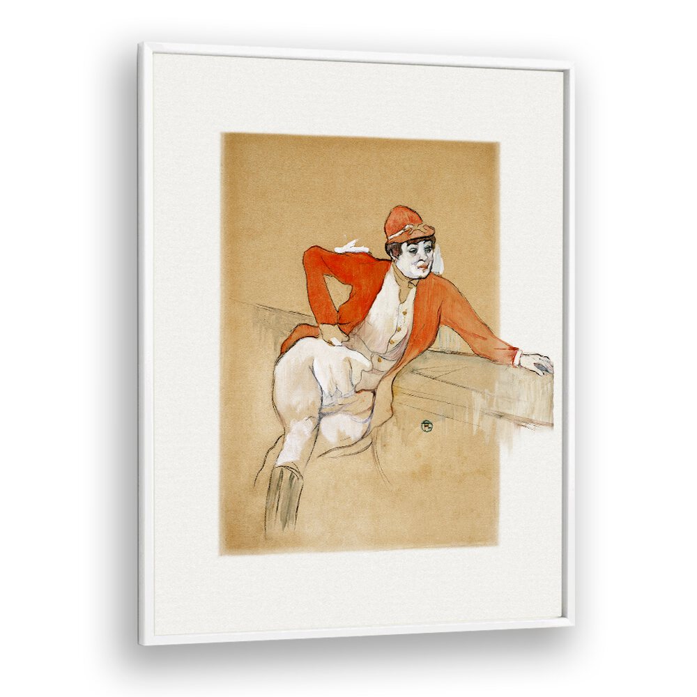 LA MACARONA IN THE COSTUME OF A JOCKEY (1893)  , VINTAGE PAINTINGS