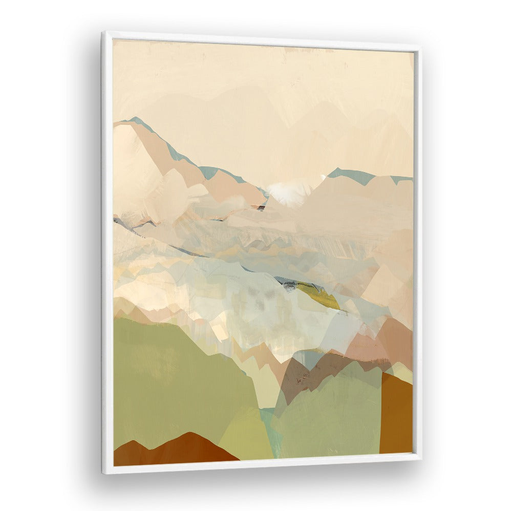 Captivating PEACHY MOUNTAIN RANGE I, LANDSCAPE PAINTINGS, showcasing a blend of colors perfect for enhancing your space.