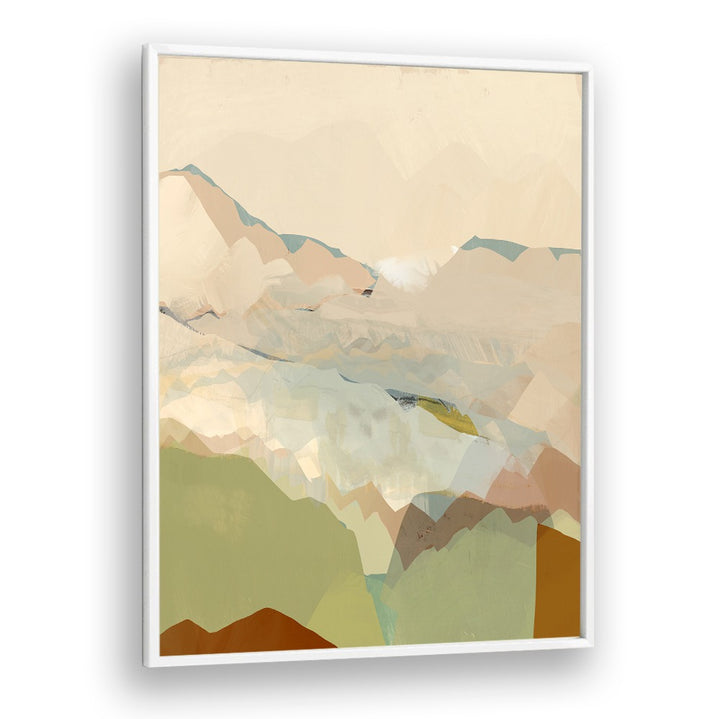 Captivating PEACHY MOUNTAIN RANGE I, LANDSCAPE PAINTINGS, showcasing a blend of colors perfect for enhancing your space.
