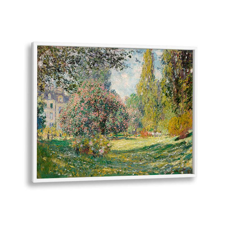 LANDSCAPE THE PARC MONCEAU (1876) , VINTAGE PAINTINGS