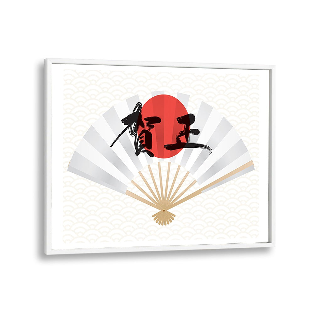 Delicate fan artwork featuring traditional elements, celebrating THE WINDMAKER, JAPANESE PAINTINGS for stylish decor.