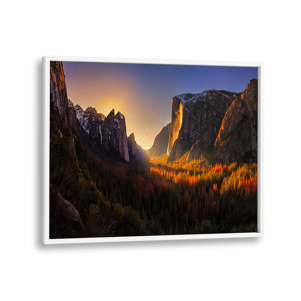 YOSEMITE FIREFALL BY YAN ZHANG , LANDSCAPE PHOTO PRINTS