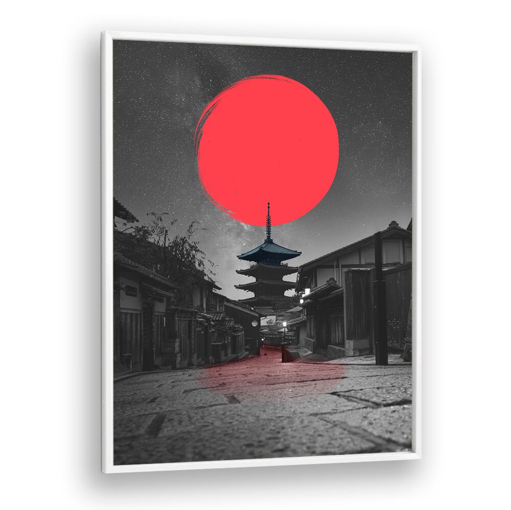 Enhance your decor with LONELY TEMPLE, JAPANESE PAINTINGS, a captivating blend of artistry and serenity.
