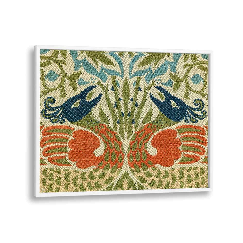 PEACOCK AND DRAGON (1878) , WILLIAM MORRIS PAINTINGS , ARTWORKS BY WILLIAM MORRIS