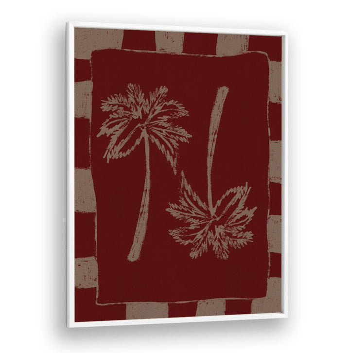 Stylish PALM PARADISE, BOHO ART PAINTINGS featuring palm designs on a warm background, ideal for tropical decor.