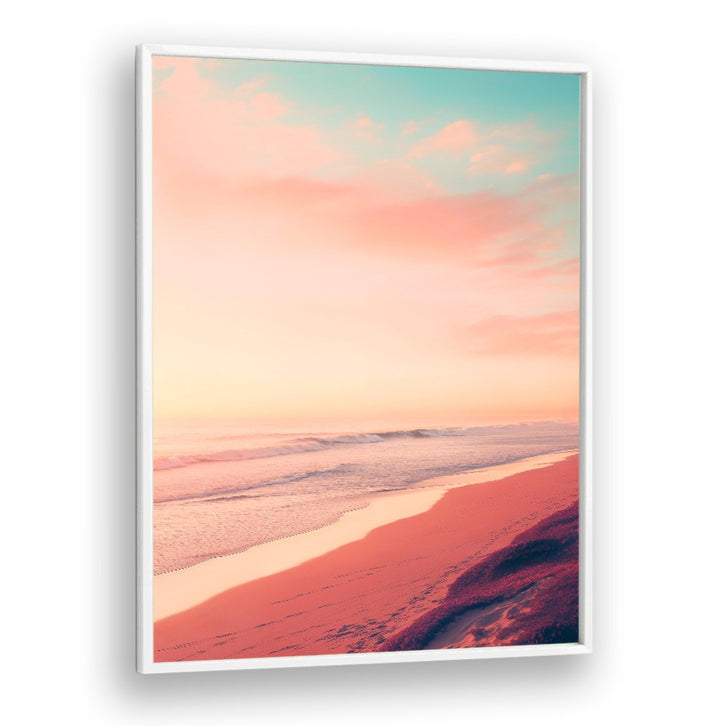 Serene PASTEL HORIZON, BEACH PAINTINGS by Philippe Hugonnard, capturing tranquil coastal beauty for elegant spaces.