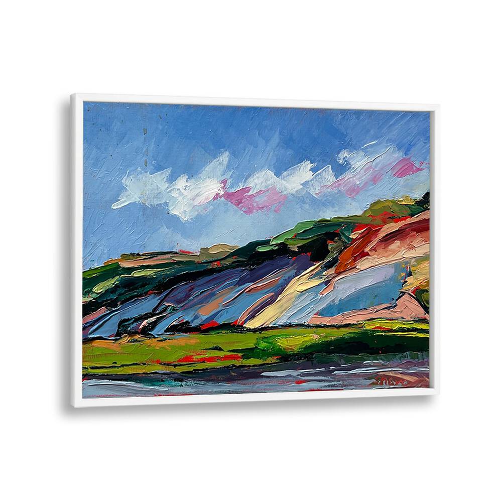 COLORFUL DUNES , LANDSCAPE PAINTINGS