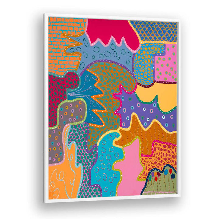 COLOUR WARMS THE SOUL , PATTERN ART PRINTS
