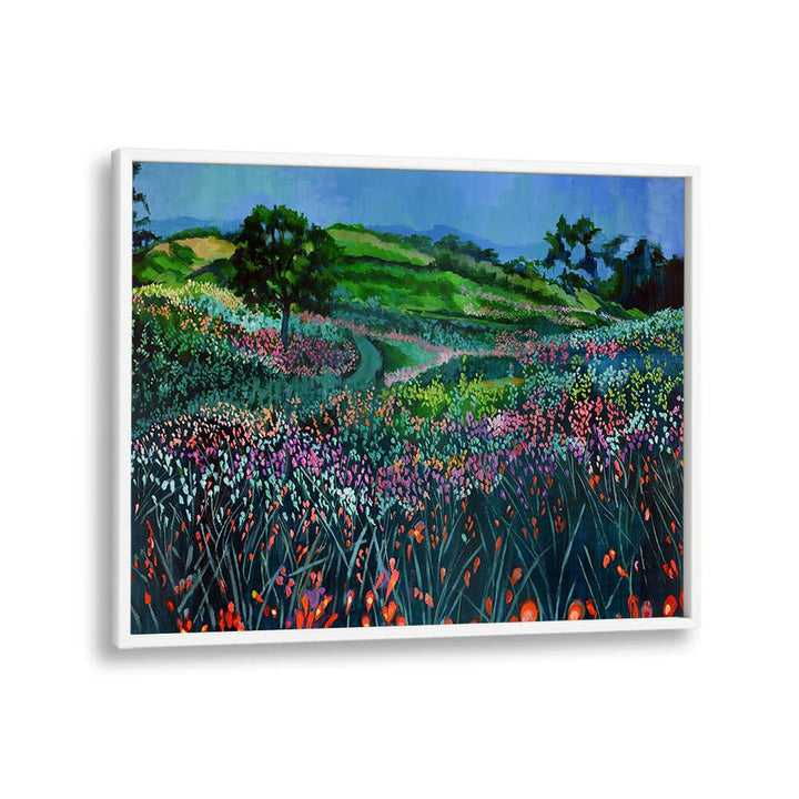 FIELDS OF FLOWERS , LANDSCAPE PAINTINGS