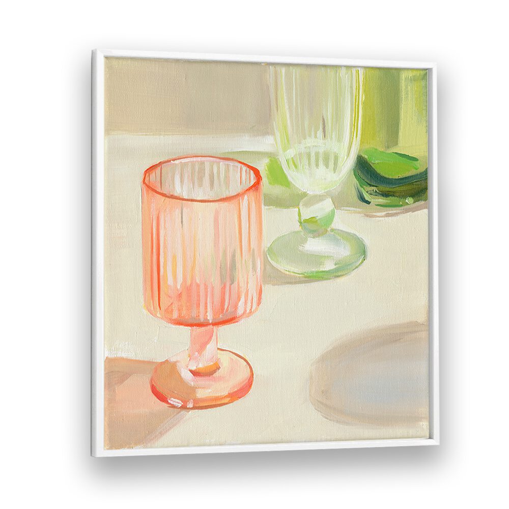 Colorful RAINBOW GLASSWARE and KITCHEN POSTERS brighten up your kitchen, adding a touch of artistic flair to your decor.