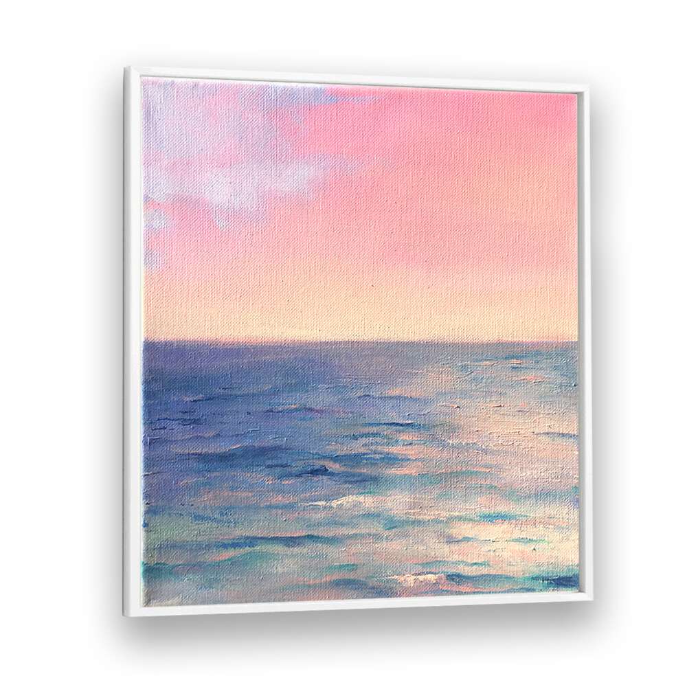 PINK SUNSET , LANDSCAPE PAINTINGS