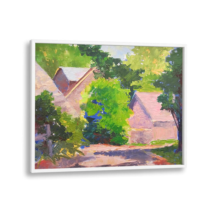 BEND IN THE ROAD , LANDSCAPE PAINTINGS