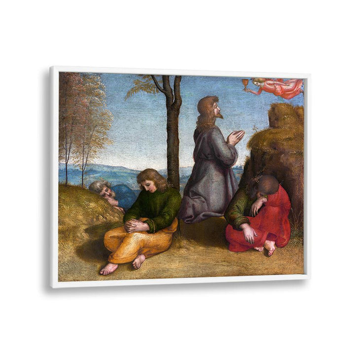 THE AGONY IN THE GARDEN (1504) BY RAPHAEL RAFFAELLO , VINTAGE PAINTINGS