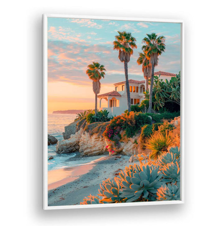 Vibrant LAGUNA SUNSET, BEACH PAINTINGS by Philippe Hugonnard, showcasing serene coastal beauty and stunning colors.