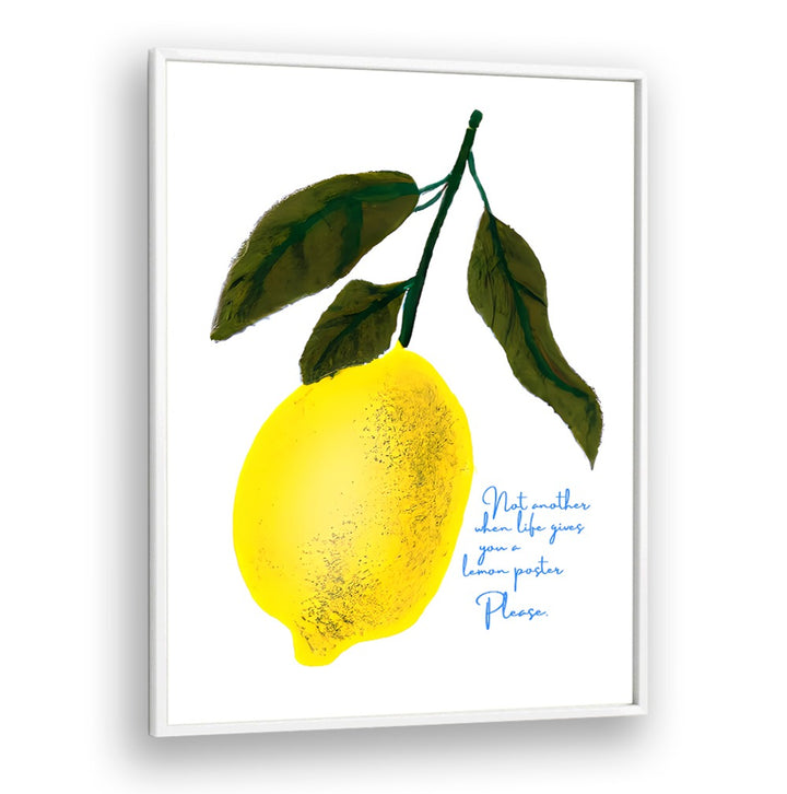 NOT ANTOHER LEMON , KITCHEN POSTERS featuring a bold lemon design with playful text to brighten your cooking space.