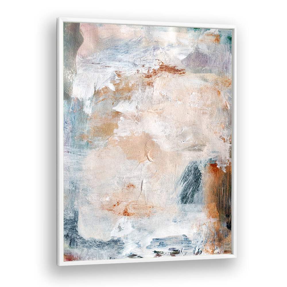 Elegant ADJUSTMENT, ABSTRACT PAINTINGS featuring soft hues and textures, perfect for modern home decor.