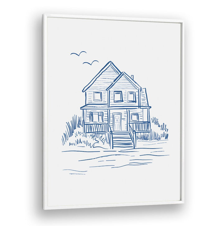 NANTUCKET BEACHHOUSE, BEACH PAINTINGS capture serene coastal charm, adding tranquility and style to your home decor.