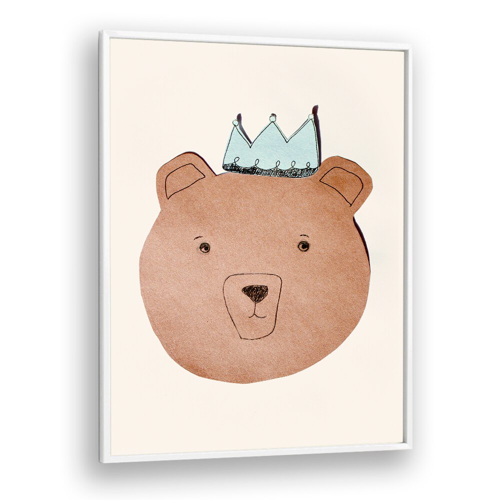 Whimsical LITTLE BEAR, KIDS ROOM PAINTINGS, perfect for adding charm to your child's space.