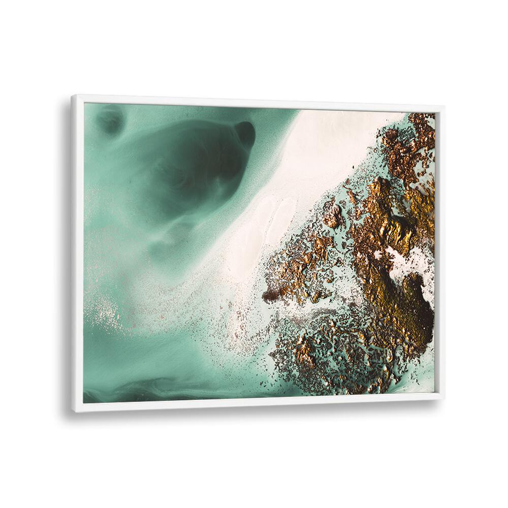 Vibrant hues and intricate designs in COASTAL - ON THE ROCKS, ABSTRACT PAINTINGS elevate any living space beautifully.