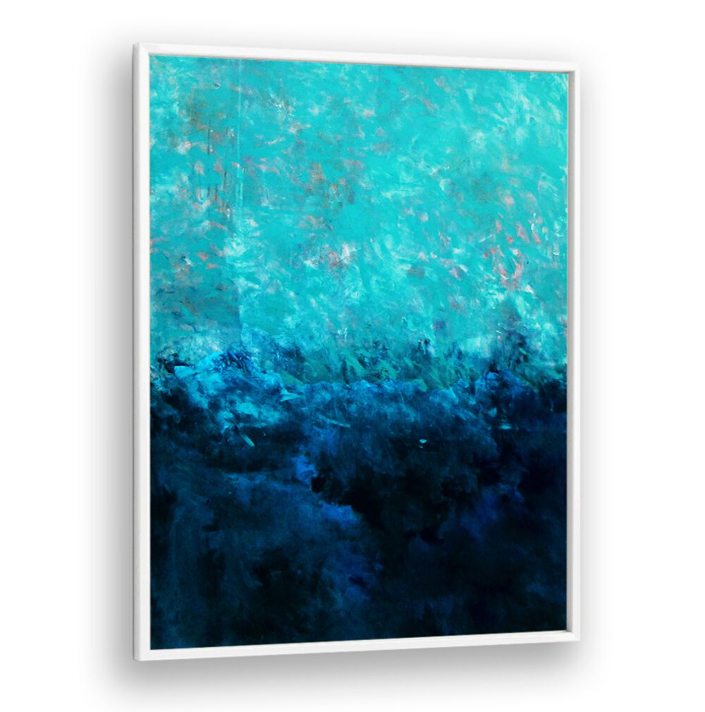 Stunning ABSTRACTION DESIGN II, ABSTRACT PAINTINGS featuring vibrant blues, perfect for transforming any space.