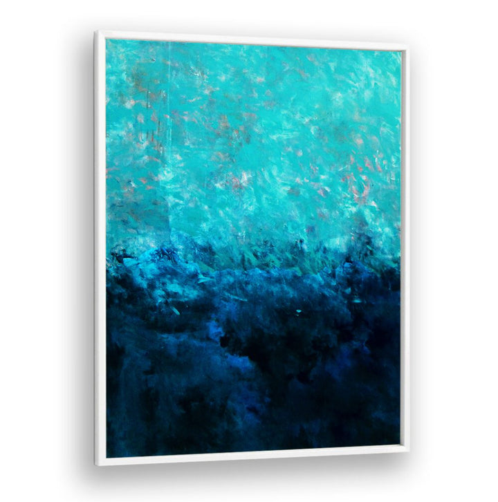Stunning ABSTRACTION DESIGN II, ABSTRACT PAINTINGS featuring vibrant blues, perfect for transforming any space.