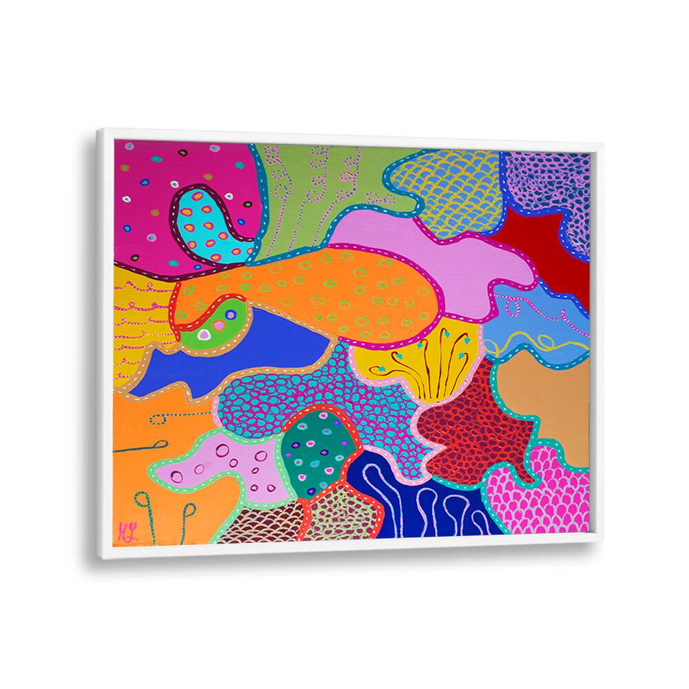 COLOURS OF ANOTHER WORLD , PATTERN ART PRINTS