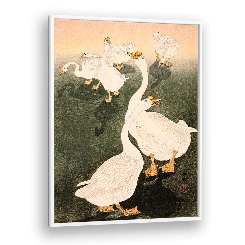 GEESE (1926)  , JAPANESE PAINTINGS , JAPANESE ART PRINTS