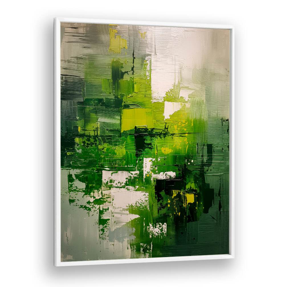 CONTEMPORART - MATCHA III , ABSTRACT PAINTINGS
