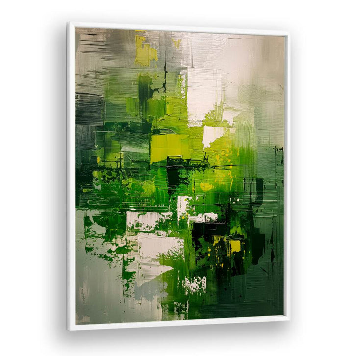 CONTEMPORART - MATCHA III , ABSTRACT PAINTINGS