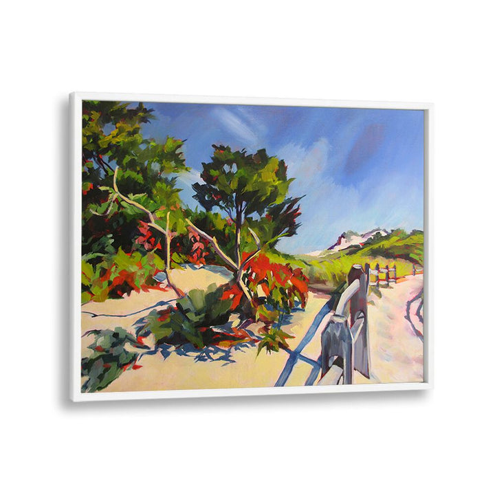 ISLAND BEACH WALK , LANDSCAPE PAINTINGS
