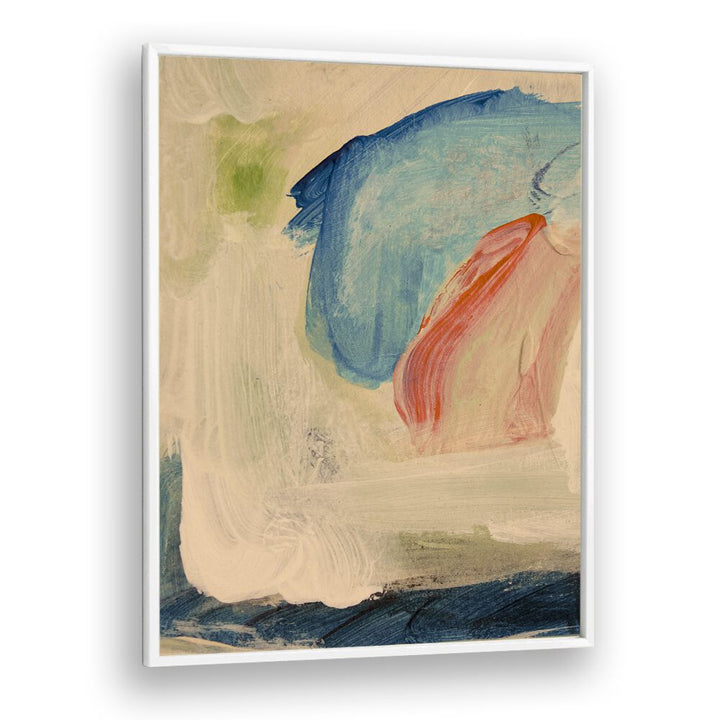 Colorful GENTLE BRUSHSTROKES in this ABSTRACT PAINTING create a serene and modern art piece for your space.