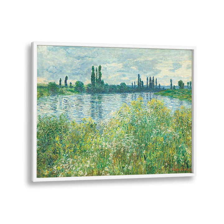BANKS OF THE SEINE, VÉTHEUIL (1880) , VINTAGE PAINTINGS