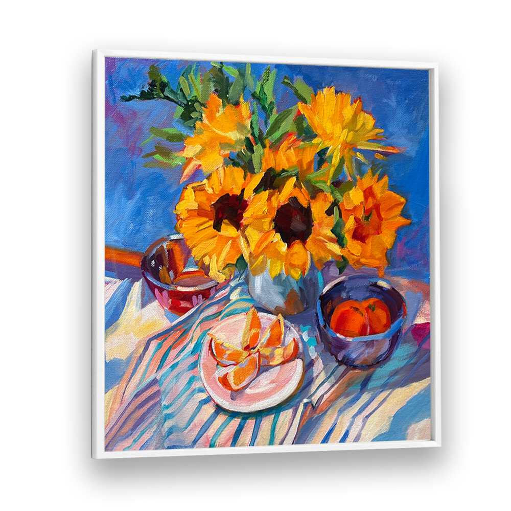 MORNING , FLORAL FLOWER PAINTINGS