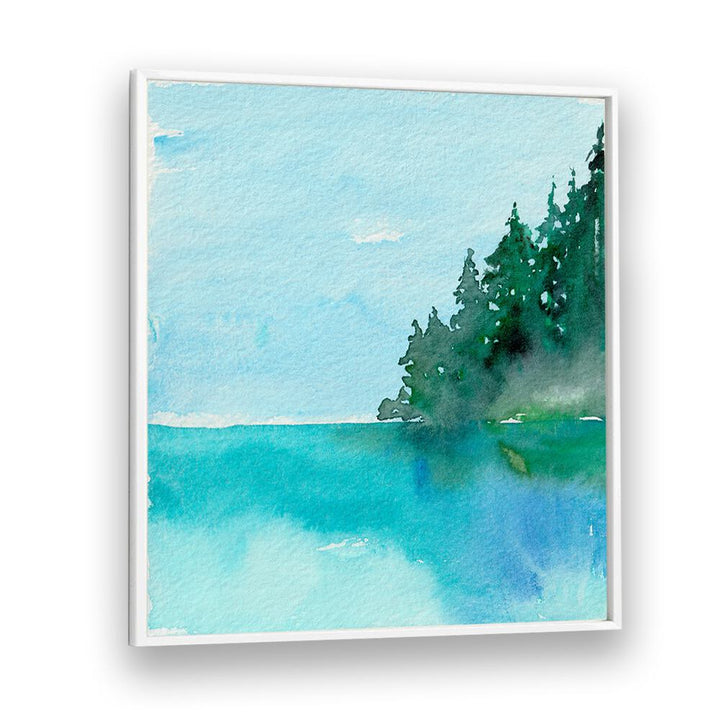 ON THE LAKE , LANDSCAPE PAINTINGS
