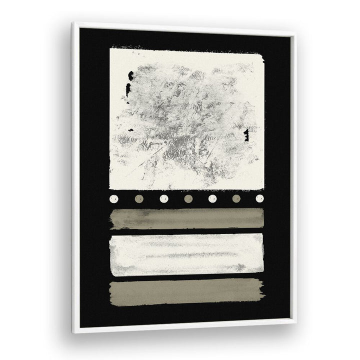 Stylish MIDNIGHT CREAM DELIGHT ABSTRACTION, GEOMETRIC ART PRINTS showcasing elegant abstract shapes for modern decor.